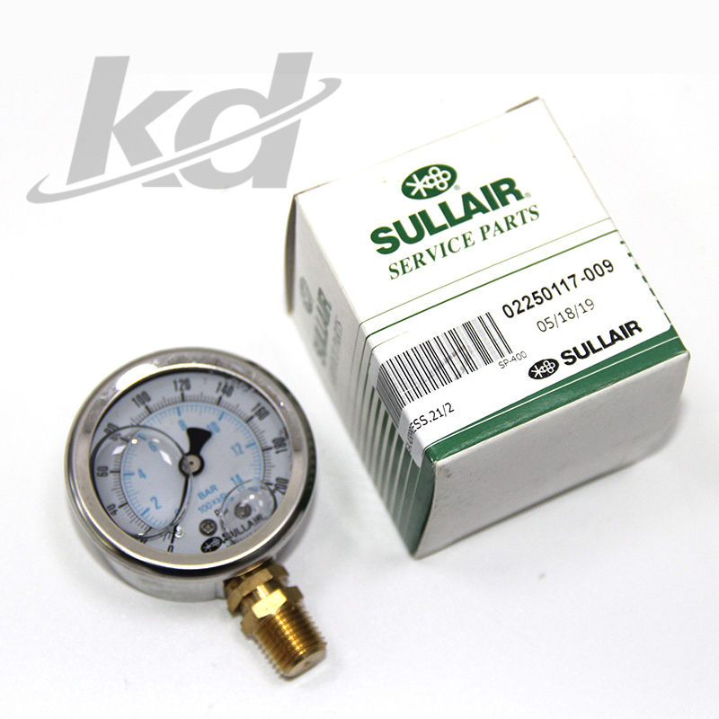 Air Compressor Manufacturer Wholesale Ingersoll Rand Sullair Atlas Copco Pressure Gauge 02250117-009
