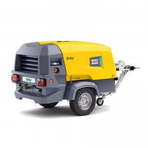 Atlas Electric drive mobile air compressor E-Air H450 VSD