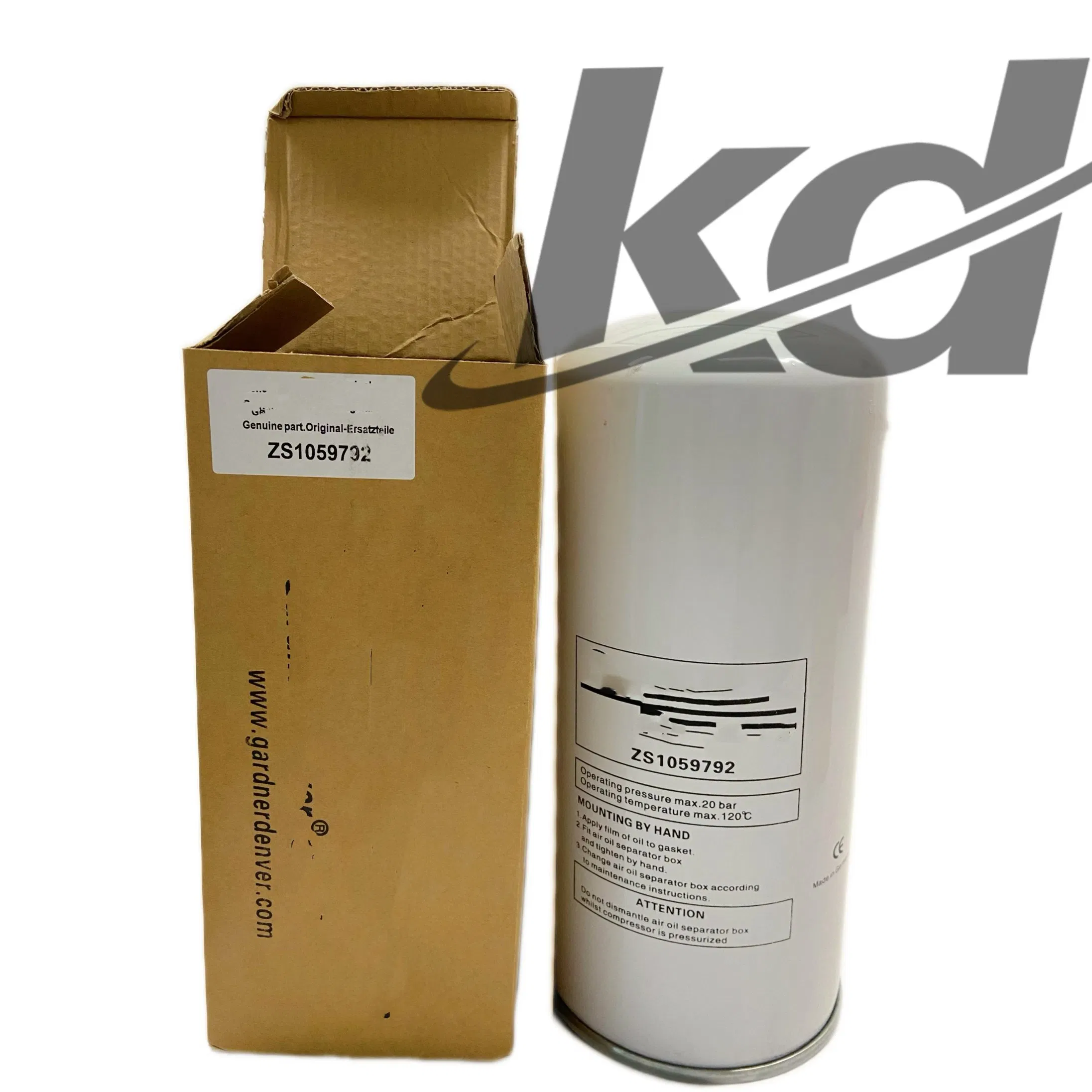 Wholesale Filter Part Oil Filter Zs1059792 for Gardner Denver Air Compressor OIL FILTER