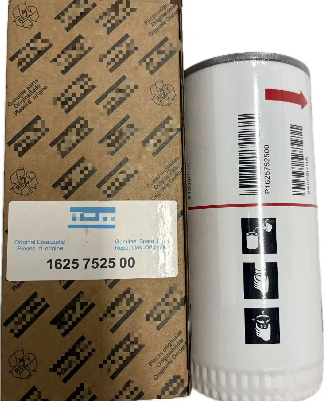 Original Atlas on Sale Atlas Screw Compressor Oil Filter 1625752500 Oil Filter