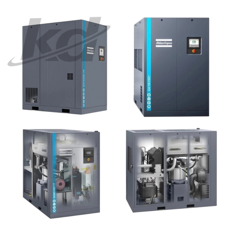Screw Compressor Mobile machine  Unit Essors Ingersoll Rand. Sullair  Atlas Ga30 Ga37+